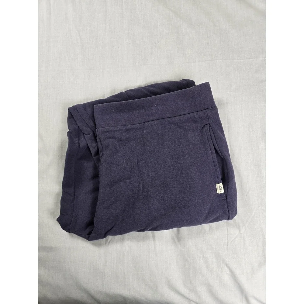 UGG Pants Womens Large Purple Jersey‎ Knit Lounge Elastic Waist Pockets Pajama